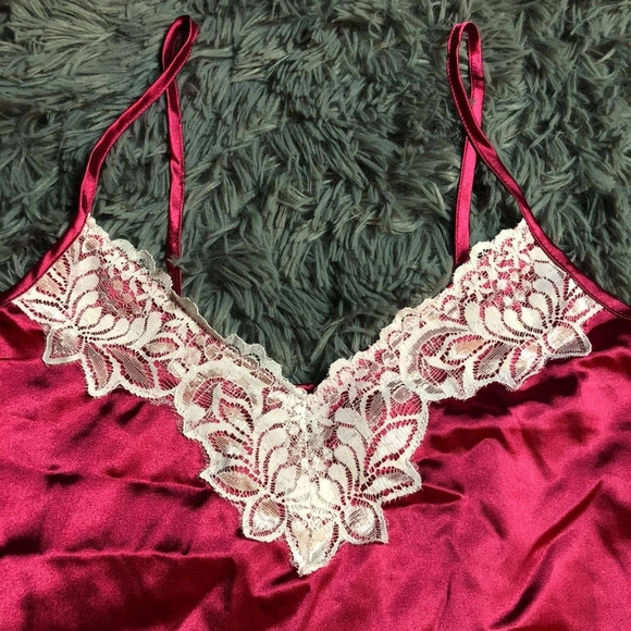 Sexy dark pink/red Lingerie Dress - Picture 3 of 7